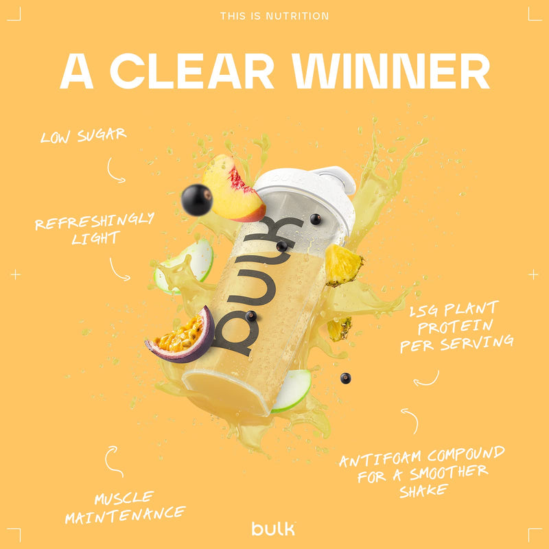 Bulk Clear Vegan Protein, Protein Powder Shake, Tropical, 300 g - BeesActive Australia