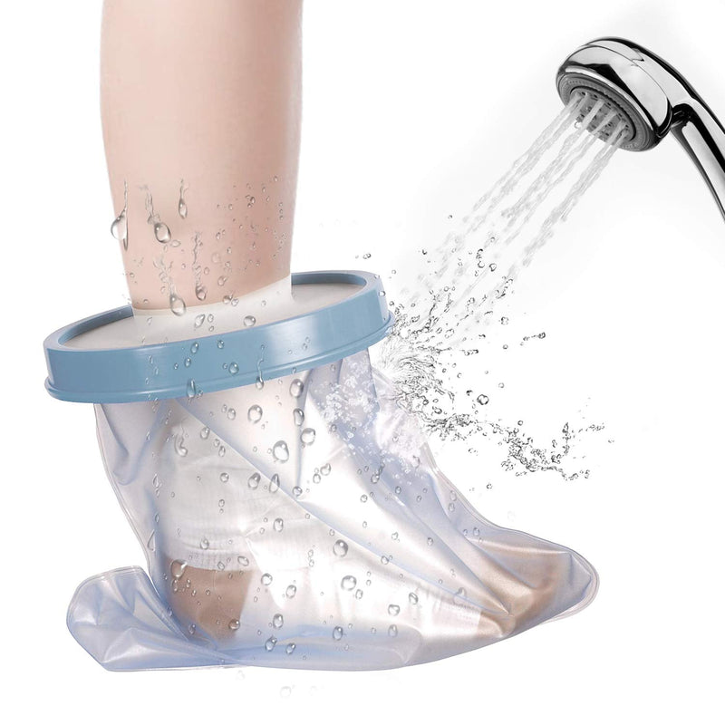 Aozzy Waterproof Foot Cast Cover for Shower Bath Watertight Cast Covers for Adult Broken Surgery Foot and Ankle Reusable - BeesActive Australia