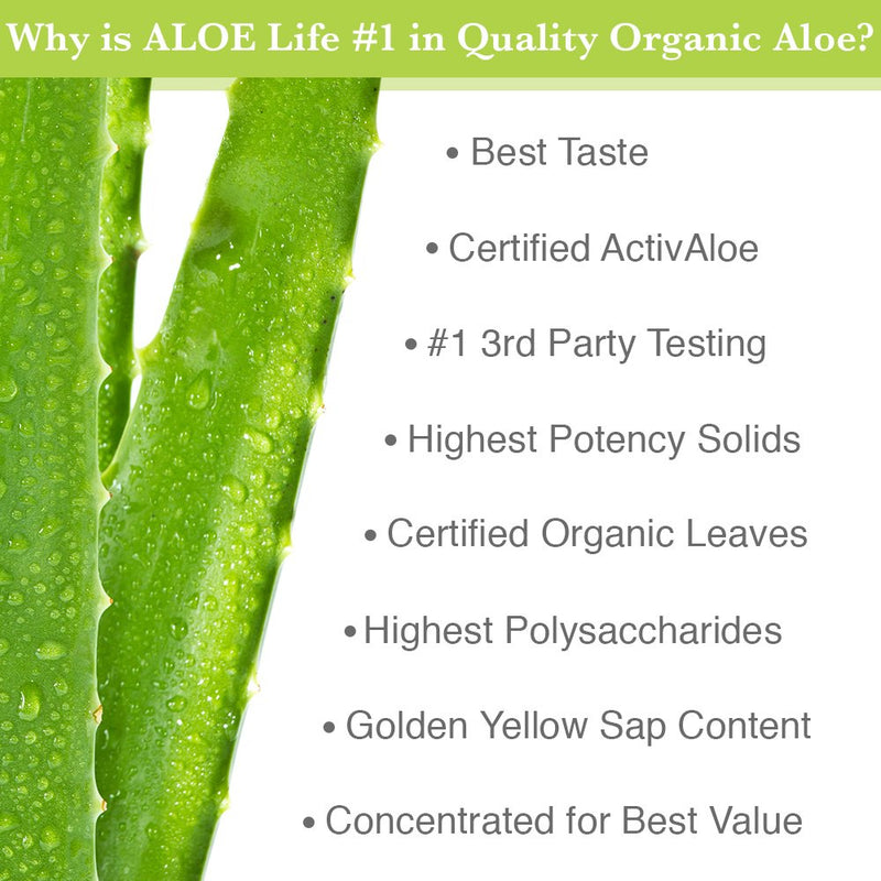 Aloe Life - Skin Gel and Herbs, 99 % Certified Organic, Whole Leaf Aloe Vera Plus Vitamin A, C, E and Herbs, Whole Leaf Aloe Vera is Concentrated to Give the Best Results (Unscented, 8 Ounces) 8 Ounce (Pack of 1) - BeesActive Australia