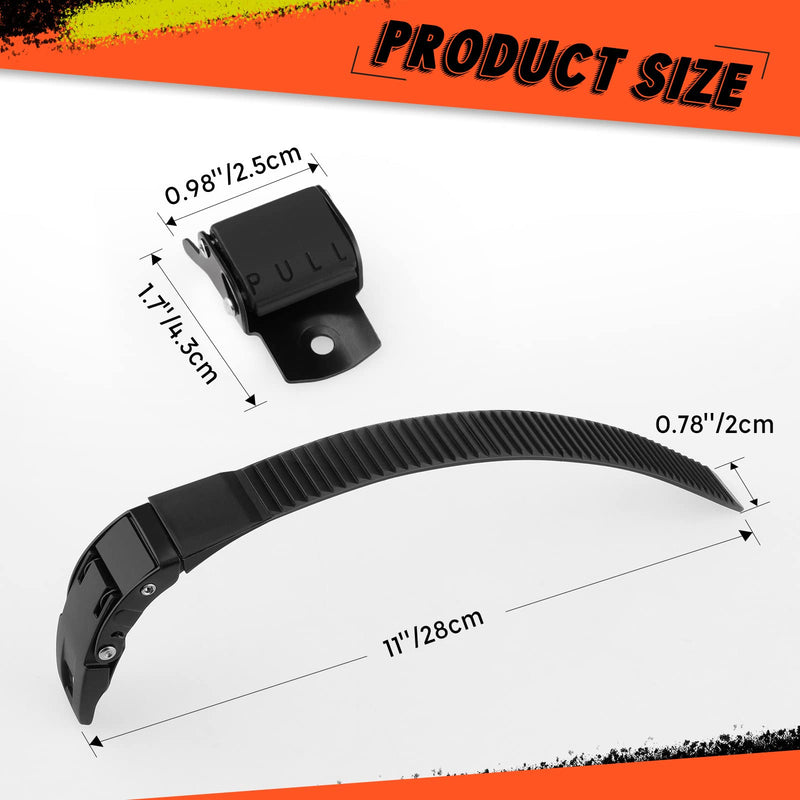 2 Set Durable Inline Roller Skate Shoes Energy Strap with Screws Nuts Skates Buckles Accessory Replacement Inline Skate Strap Skating Shoes Energy Strap for Men Women Kids - BeesActive Australia