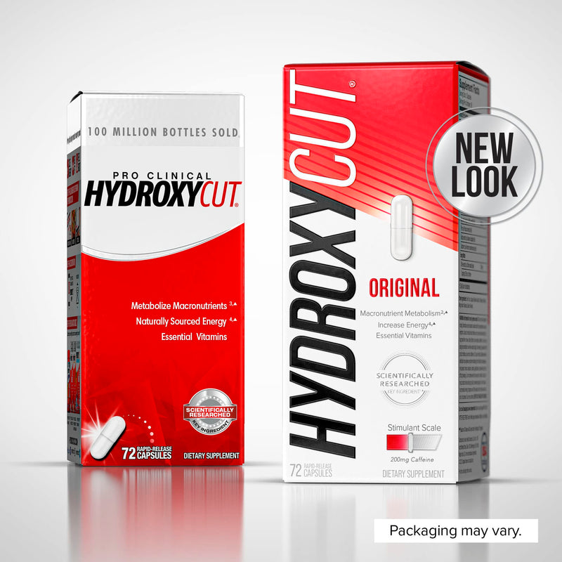 Weight Loss Pills for Women & Men Hydroxycut Original Weight Loss Supplement Pills Metabolism Booster for Weight Loss Weightloss & Energy Supplements, 72 Caps (Packaging May Vary) Stimulant - BeesActive Australia