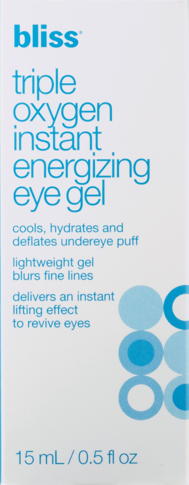 bliss Triple Oxygen Instant Energizing Eye Gel, 0.5 fl. oz. - BeesActive Australia