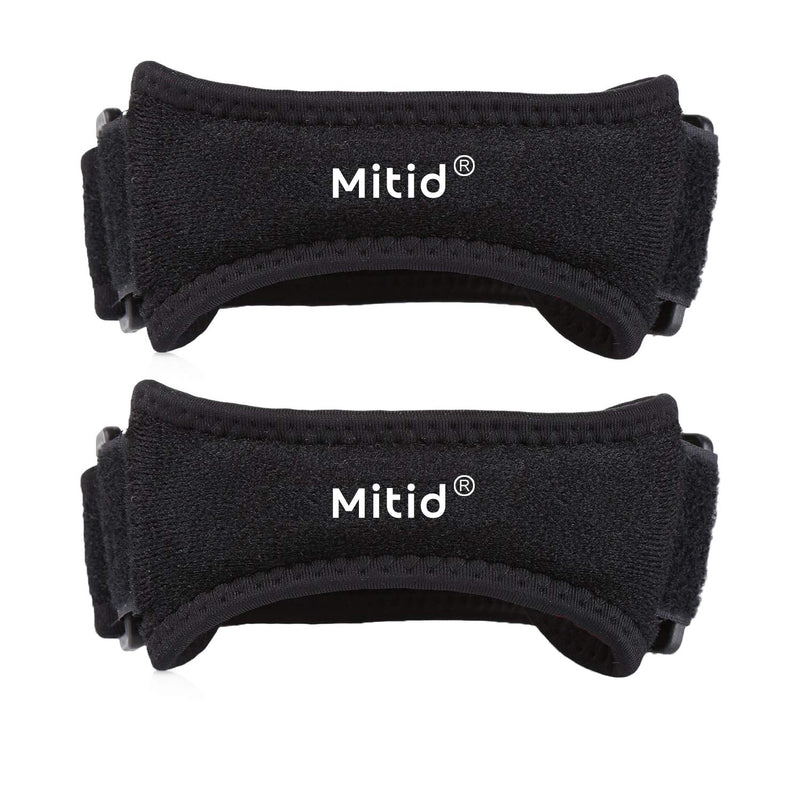 Knee Strap 2 Pack Knee Patella Support Brace for Running, Soccer, Basketball, Hiking, Jumpers Knee, Tennis, Tendonitis, Volleyball & Squats Black - BeesActive Australia