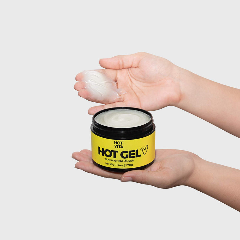 Hot Vita Hot Gel – Sweat Cream Workout Enhancer Belly Slimming Gel (4 oz) 4 Ounce (Pack of 1) - BeesActive Australia
