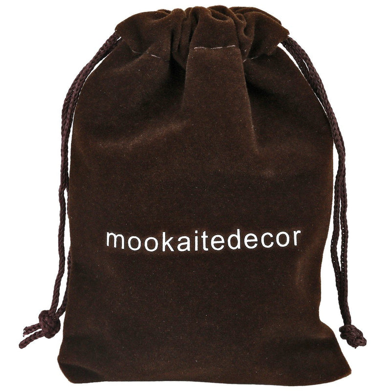 mookaitedecor Amethyst Crystal Polished Thumb Worry Stone, Oval Natural Palm Pocket Stone for Meditation Stress Relief Pack of 2 - BeesActive Australia