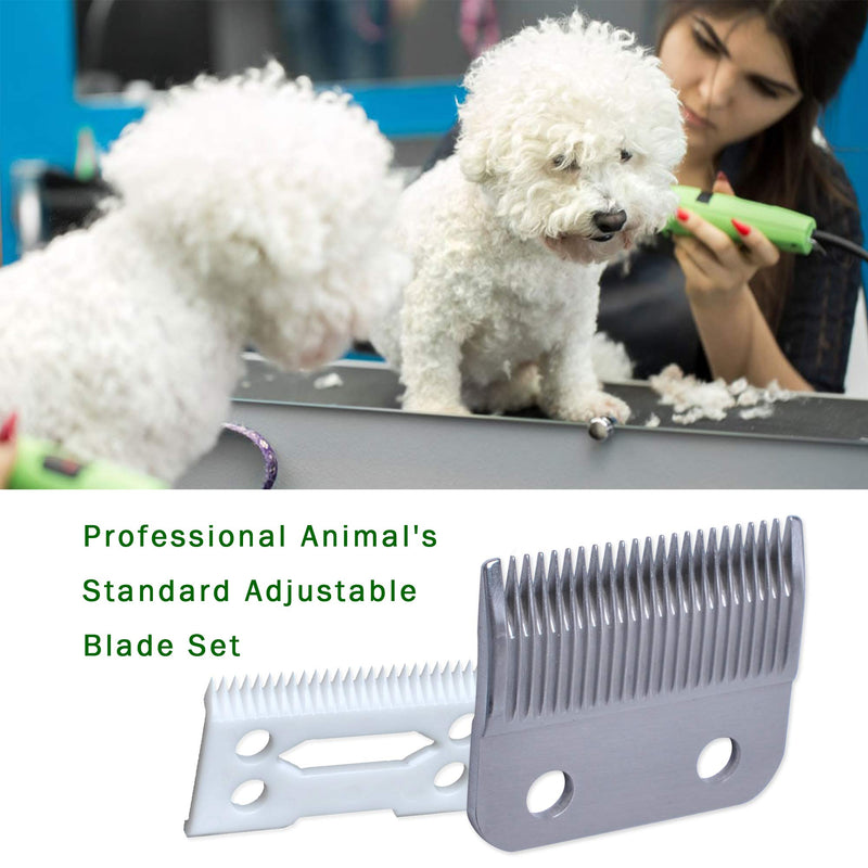 Replacement Clipper Blade Compatible with W-AHL #30-15-10 Pro Ion, Iron Horse, Show Pro Plus, U-Clip, and Deluxe U-Clip，Professional Pet Animal Dog Standard Adjustable Blade Set - BeesActive Australia