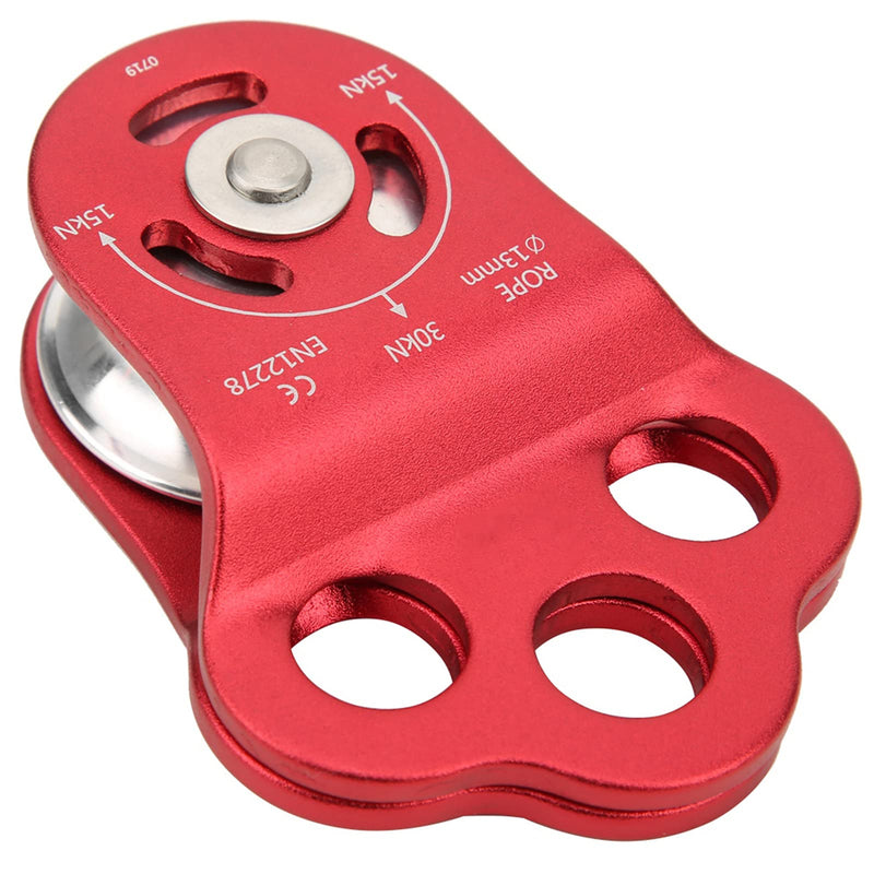 Keenso Three Hole Single Pulley, Climbing Pulley with High Strength, Outdoor Climbing Mountaineering Tool - BeesActive Australia