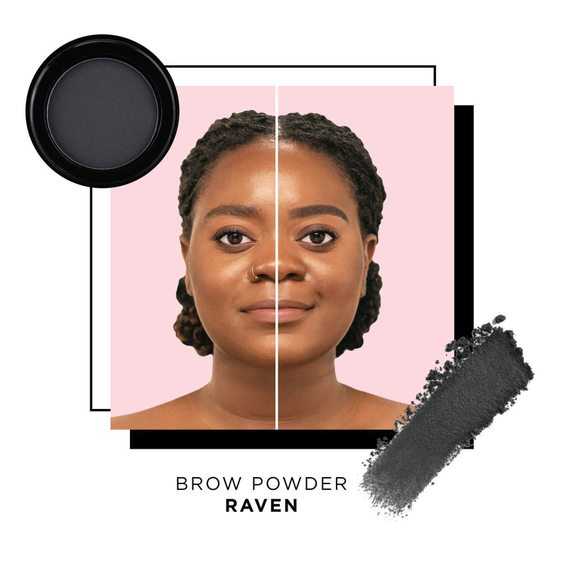 Billion Dollar Brows - Eyebrow Powder - Raven/Black - BeesActive Australia