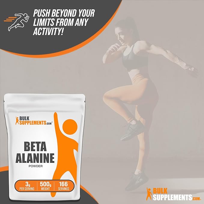 BulkSupplements Pure Beta Alanine Powder (500 grams) by BulkSupplements - BeesActive Australia