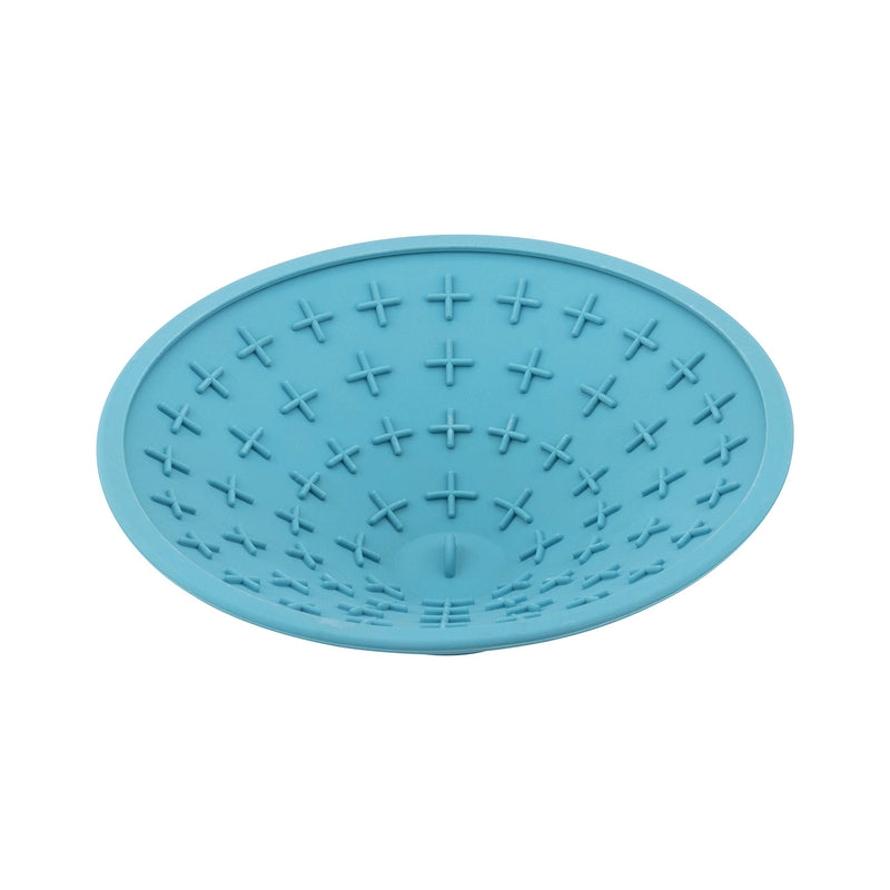 Lickimat Splash, Dog Slow Feeder Bowls Lick Mat, Boredom Anxiety Reducer, Sticks to Smooth Surface; Perfect for Food, Treats, Yogurt, or Peanut Butter. Fun Alternative to a Slow Feed Dog Bowl! Turquoise - BeesActive Australia