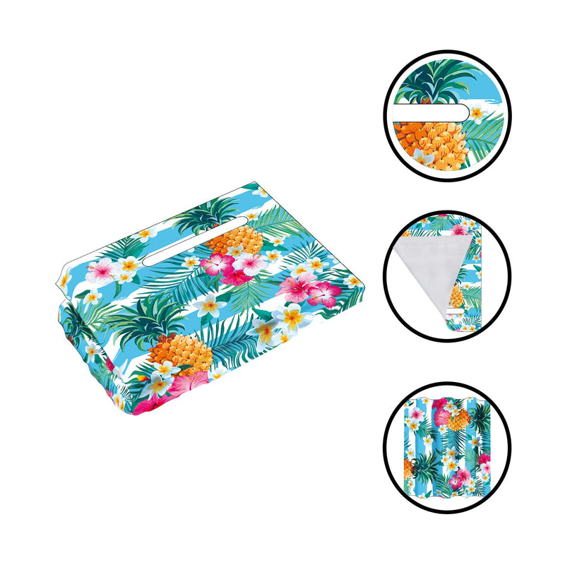 ENYORSEL Golf Cart Seat Cover, Summer Golf Cart Seat Towel, 53x31 Inches, Easy Install and Clean, Made of Superfine Fiber Fabric, Protect Your Cart Seat Seat Cover, Fit Most 2-Person Golf Cart Colorful Pineapple - BeesActive Australia