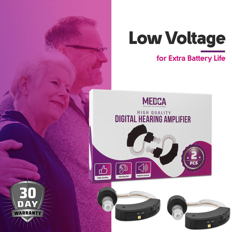 Digital Devices - Set of 2 devices, a Device and with Noise Reducing Feature for Adults, Seniors & Women, Black - BeesActive Australia