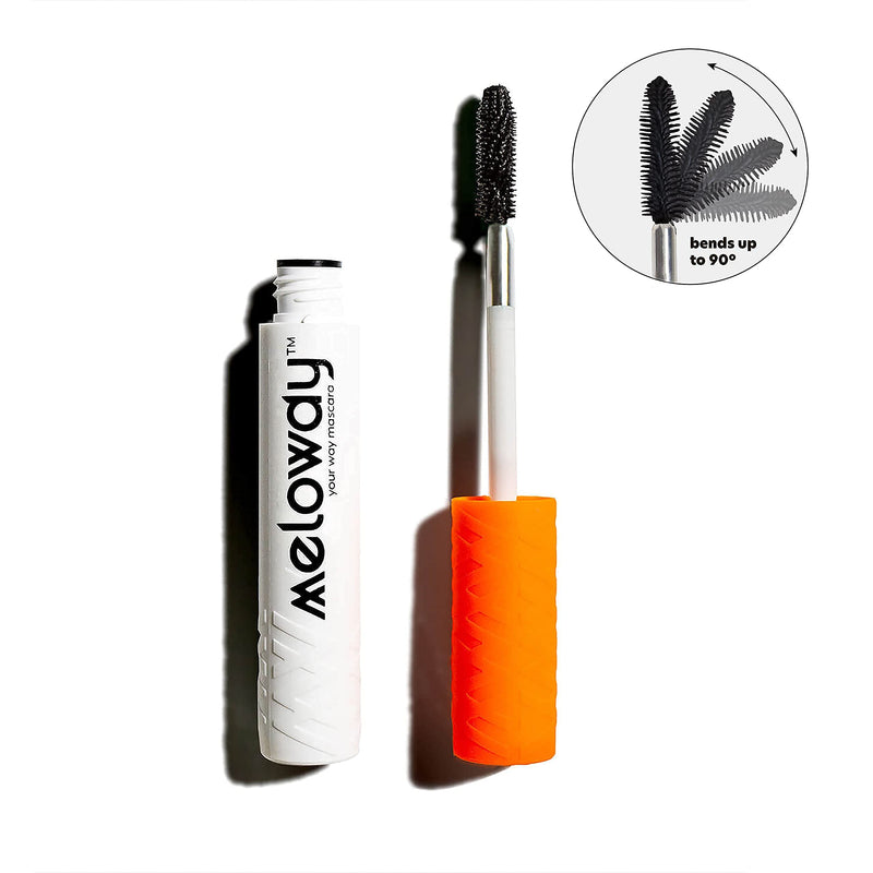 Meloway Your Way Mascara, Super Black Volumizing, Bold Thicker Lashes, Flexible Mascara Wand, .25 fl. oz. - BeesActive Australia