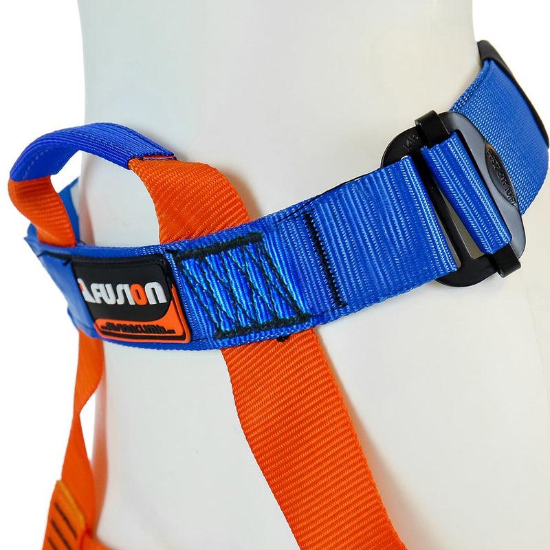 Fusion Climb Centaur Kiddo Half Body Children's Climbing Harness Ultra Light, Blue/Orange, 8 x 18 x 10 inches - BeesActive Australia