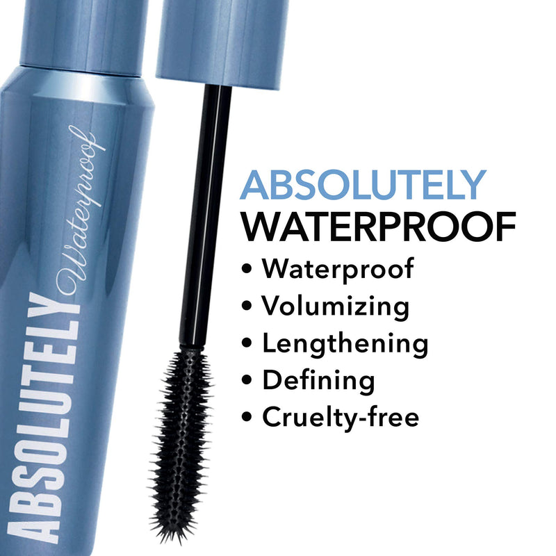 W7 | Absolutely Waterproof | Black Mascara that Adds Volume for Luxurious Looking Lashes - BeesActive Australia