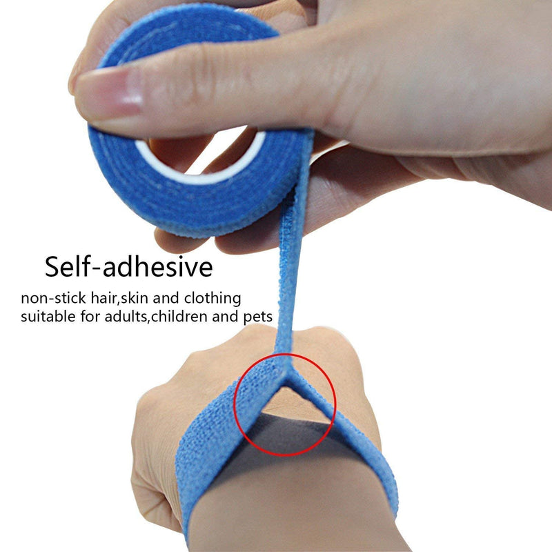 Nature Therapy First Step Cohesive Bandage 5cm x 4.5m (Blue, Box of 6) Pack of 6 Blue - BeesActive Australia