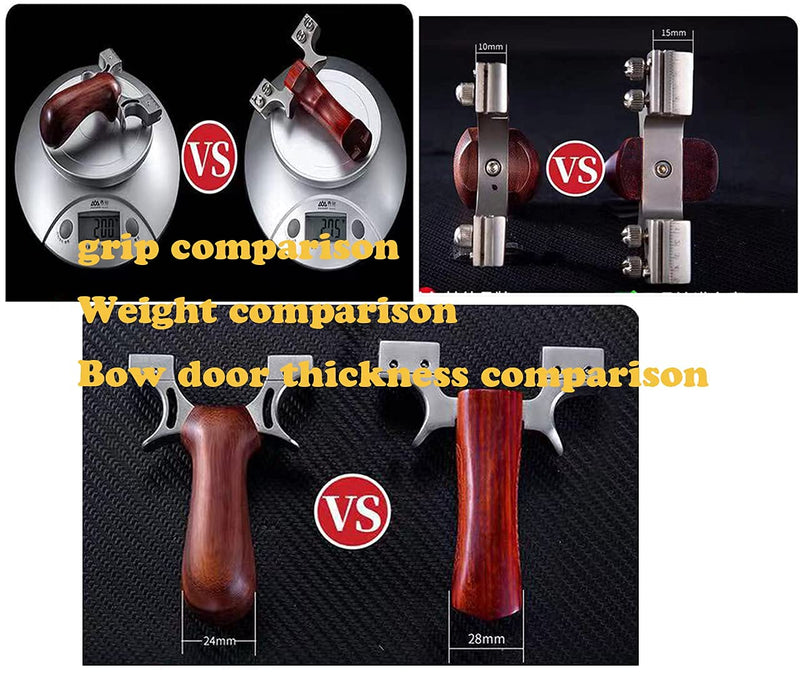 Svyaxfa Slingshot Alloy Heavy Professional Slingshots Set for Adult Hunting Powerful Stainless Steel Handle High Velocity Catapult Slingshots alloy slingshot - BeesActive Australia