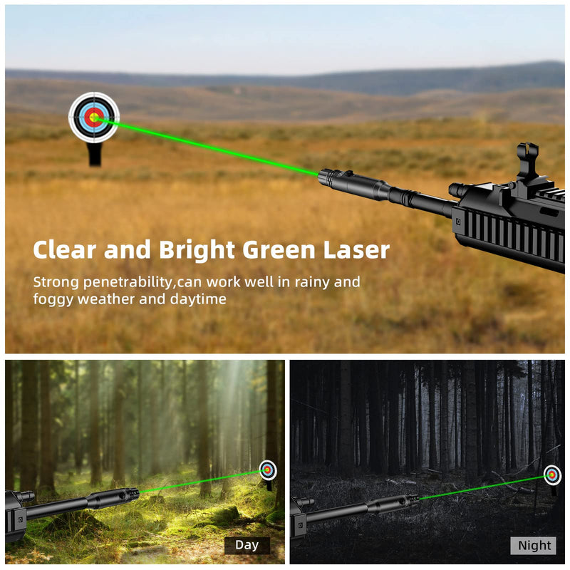 EZshoot Bore Sight Kit for .17 to .54 Caliber Rifles Pistols Green or Red Laser Sight Boresighter with Big Button Switch green laser - BeesActive Australia