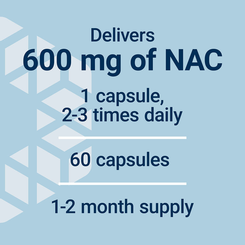 Life Extension N-Acetyl-L-Cysteine (NAC), immune, respiratory, liver health, NAC 600 mg, potent antioxidant support, free-radicals, easy to absorb, 60 capsules - BeesActive Australia