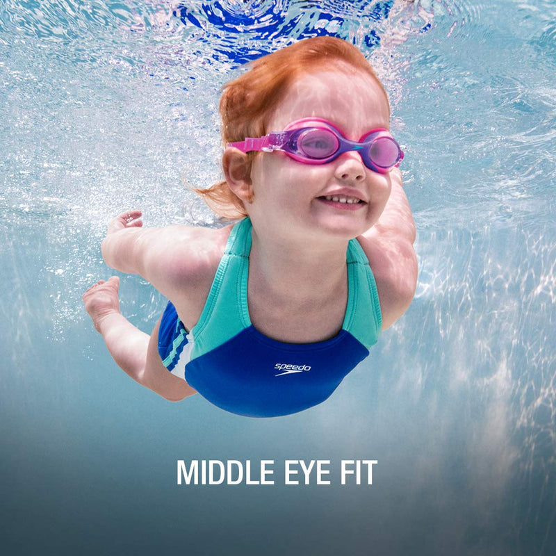 Speedo Unisex-Child Swim Goggles Skoogle Ages 3 - 8 Bright Pink - BeesActive Australia
