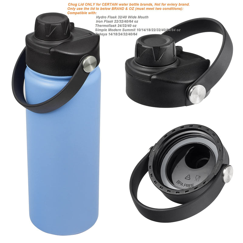 Spout Lid for HydroFlask Wide Mouth, Chug Lid Compatible with Hydro Flask 32oz 40oz Wide Mouth, water proof, Lid for HydroFlask Wide-Mouth 32 40 oz Lid Hydroflask Lid 32oz 40oz - BeesActive Australia
