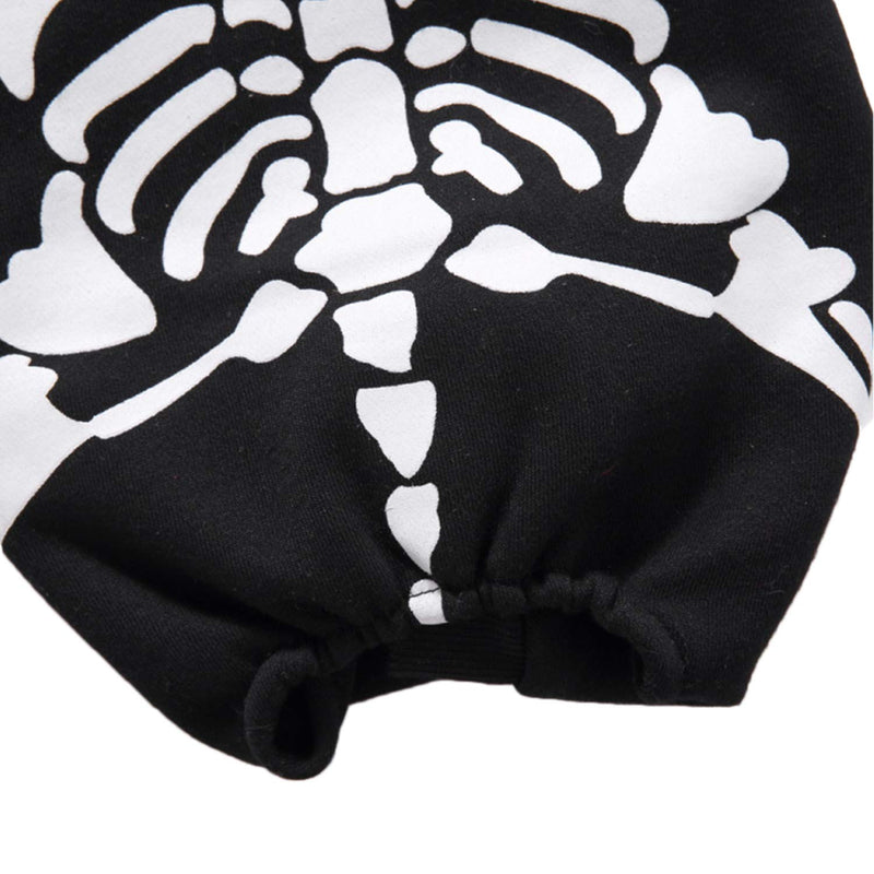 Dog Cat Skeleton Costume Coat Pet Puppy Halloween Costumes Clothes for Small Medium Dogs Cats Halloween Party Cosplay Sweater Jumpsuit Puppies Funny Outfits Kitten Dress up Shirt Pets Apparel Large - BeesActive Australia