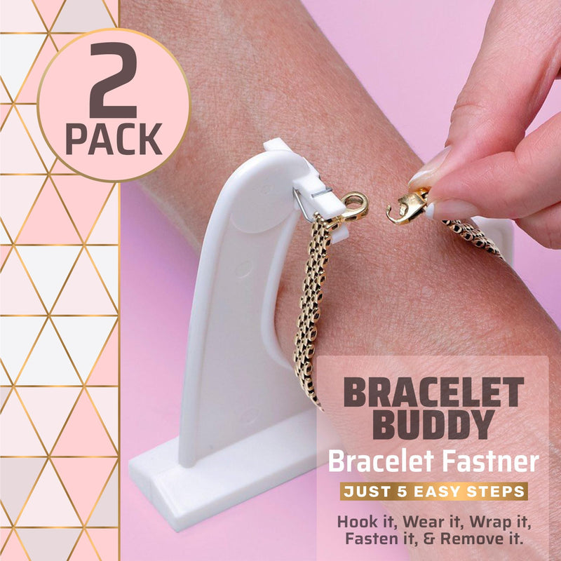 Medca Bracelet Buddy- Jewelry Helper Fastening Aid to Quickly Fasten and Unfasten Bracelets or Watches - 2 Pack - BeesActive Australia