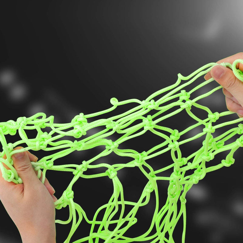 Glow in The Dark Basketball Net Outdoor,Heavy Duty Basketball Net Replacement - All Weather Anti Whip.12 Loops Standard Size Night Basketball Sports Gift for Pool Sports School - BeesActive Australia