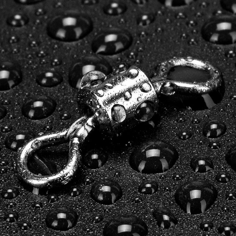 Siasky Fishing Swivels, 200pcs Barrel Swivels Fishing Stainless Steel Swivel Fishing for Saltwater Freshwater Fishing - BeesActive Australia