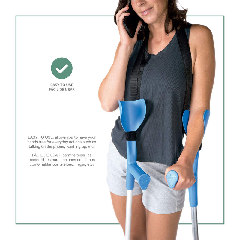 ORTONES | Crutch Support Band | Crutch Holding Tape | Forearm Accessories | Elbow Crutch Holding | One Size - BeesActive Australia
