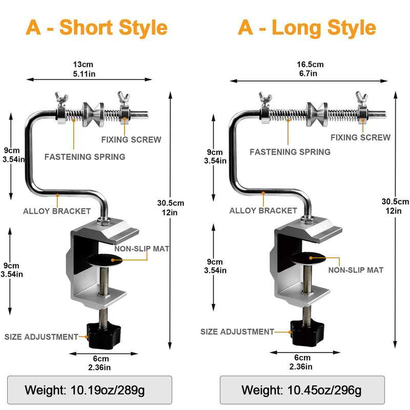 [AUSTRALIA] - thkfish Fishing Line Spooler Fishing Line Winder Spooler Fishing Accessories Adjustable Stable Portable Fishing Line Spooler with Clamp A - Long Style 