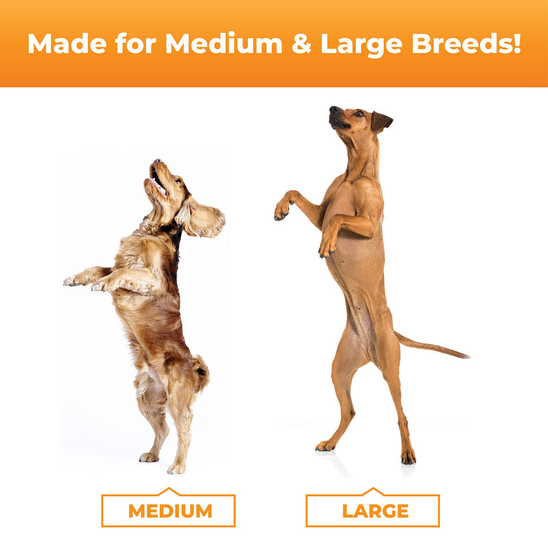 VETRISCIENCE Glycoflex Plus Clinically Proven Hip and Joint Supplement with Glucosamine for Dogs - Advanced Mobility Support with MSM, Chondroitin, and Perna Duck 60 Count - BeesActive Australia