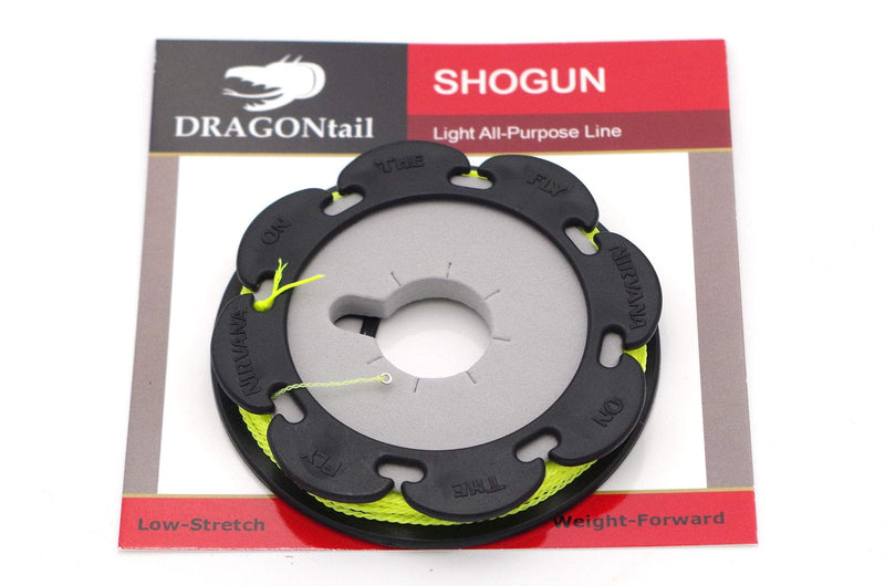DRAGONtail Shogun Furled Tenkara Line with Line Holder (Light-Weight Yellow All-Purpose line Quality Made in USA) 14.0 Feet - BeesActive Australia