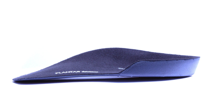 PRO 11 WELLBEING 3/4 Insoles for Plantar Fasciitis and Over-Pronation (5/6.5 UK, Black) 5/6.5 UK - BeesActive Australia