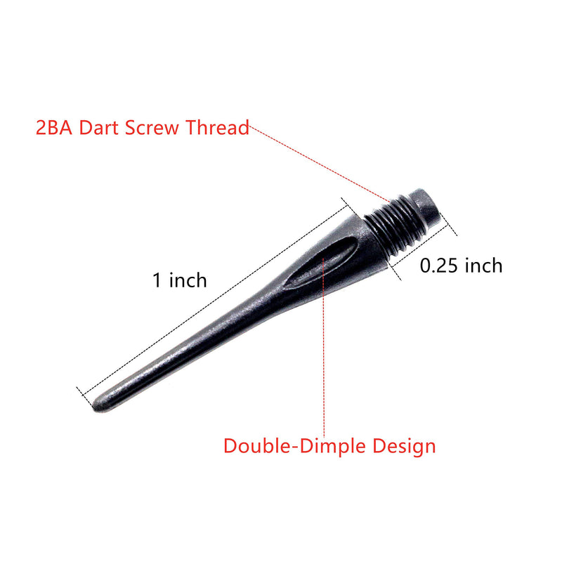 ROOBEEO Soft Dart Tip 2BA Thread Soft Tip Dart Points 300 Packs 3 Colors Plastic Dart Tips Replacement Dart Accessories - BeesActive Australia