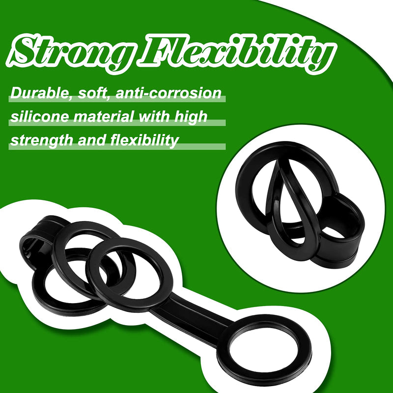 Frienda Silicone Snorkel Clip Diving Snorkel Holder Snorkel Keeper Scuba Dive Plastic Clip Snorkel Keeper Tube Holder Quick Release Snorkel Holder Snorkeling Equipment for Diving, Black - BeesActive Australia
