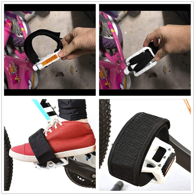 Outgeek 1 Pair Bike Pedal Straps Pedal Toe Clips Straps Tape for Fixed Gear Bike - BeesActive Australia
