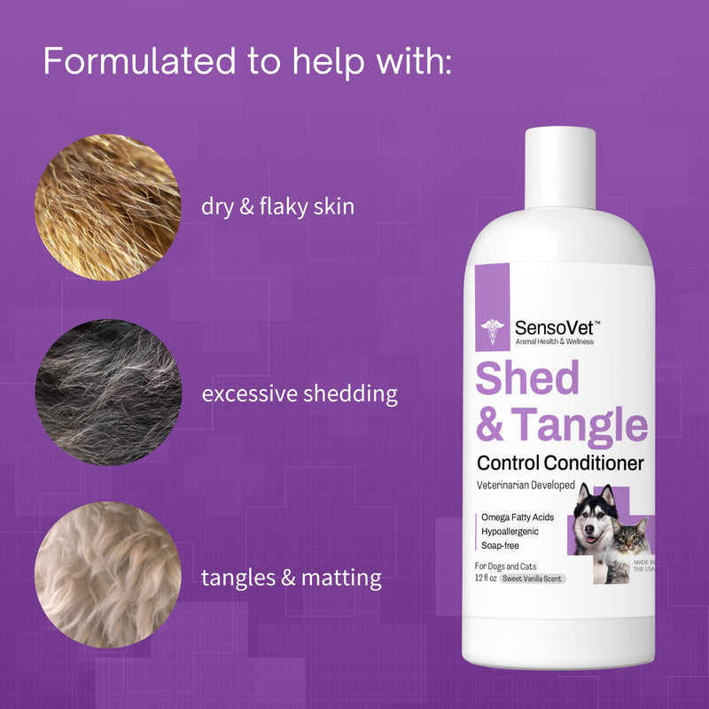 SensoVet Shed & Tangle Control Conditioner for Dogs and Cats - BeesActive Australia