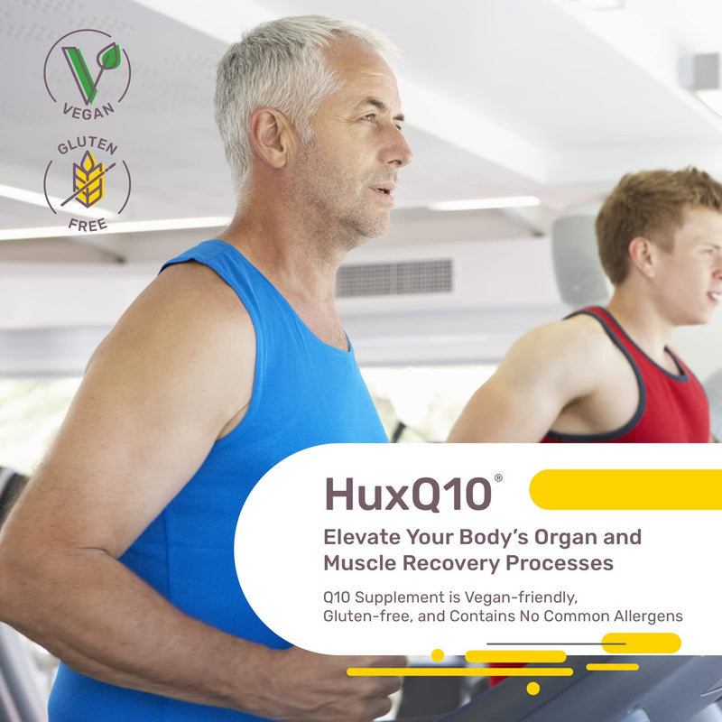 Q10 Coenzyme 100 mg Capsules, 30-Pack � Support Heart, Blood Pressure, Skin Health with Easy-to-Swallow Vegan Ubiquinone COQ10 Fermented SuperADME � Food Supplements by Huxley Europe - BeesActive Australia