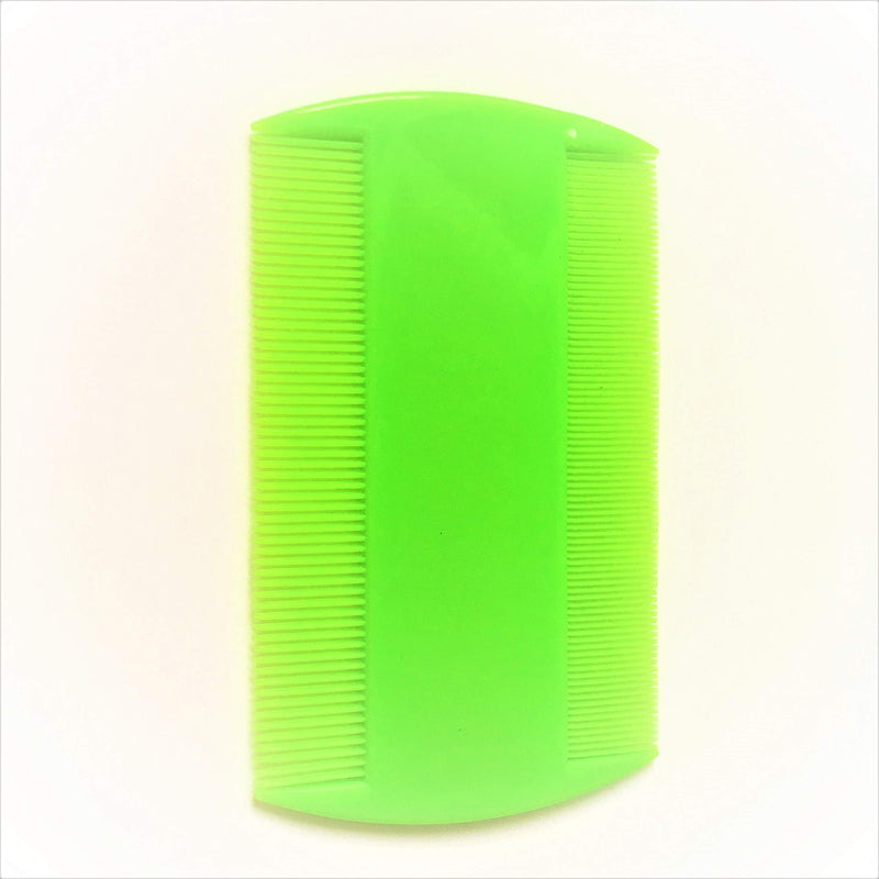 A1SONIC® Neon Double Sided Nit Comb for Head Lice Detection Comb | it removes Nits, Lice and Fleas and eggs (GREEN) GREEN - BeesActive Australia