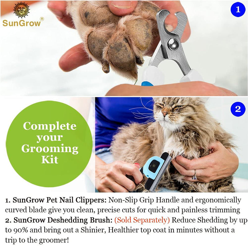 SunGrow Rabbit & Ferret Nail Clipper for Paw Grooming, Easy ‘At-Home’ Professional Grooming, Non-Slip Handle, Comfortable to use for Small Pets - BeesActive Australia