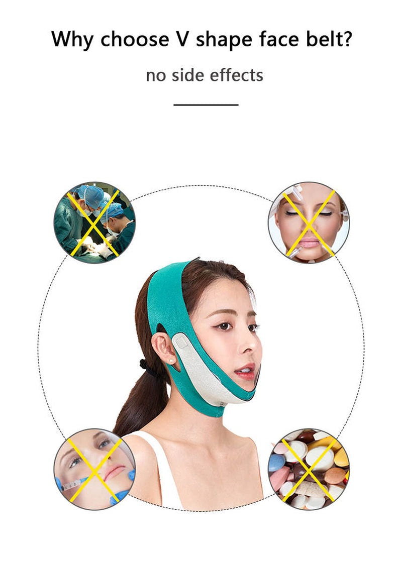 Double Chin Reducer, Facial Slimming Strap, Face Lifting Slimming Belt, Advanced V-Line Facial Slimming Strap for Men & Women - BeesActive Australia