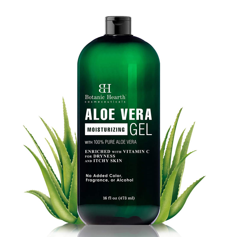 Botanic Hearth Aloe Vera Gel - From 100% Pure and Natural Cold Pressed Aloe Vera, 16 fl oz - BeesActive Australia