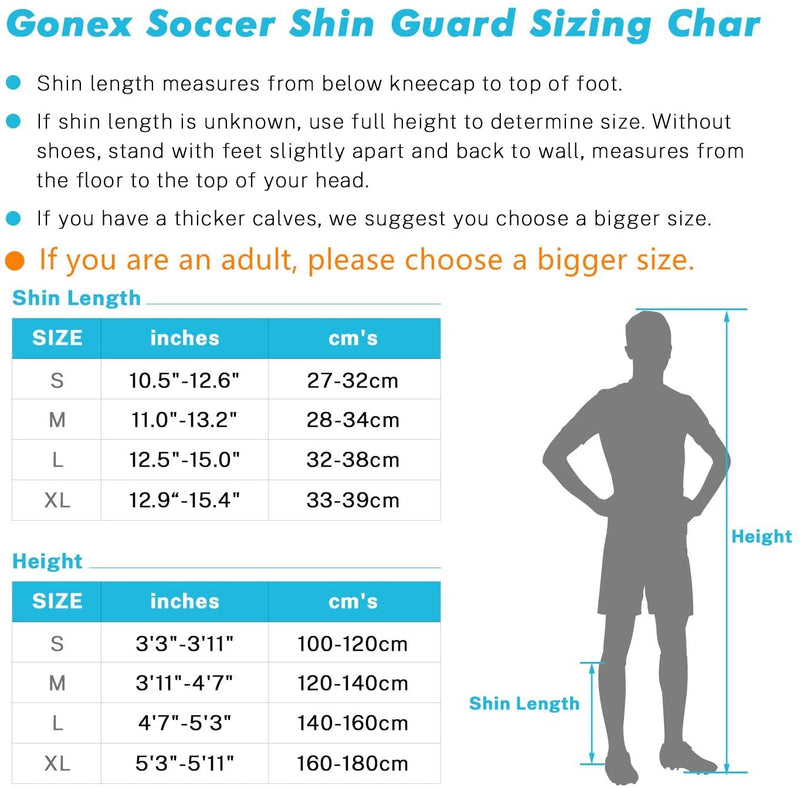 Gonex Soccer Shin Guards for Kids Adult, Youth Boys Girls Shin Guards Slip in Soccer Shin Pad Sleeves Canilleras for Football Games, EVA Cushion Protection Reduce Shocks & Injuries White Sleeves Small - BeesActive Australia