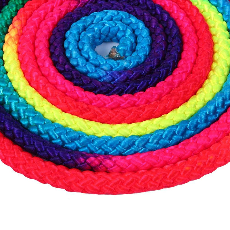 Gymnastics Rope, Rainbow Color Competition Arts Rope Rhythmic Gymnastics Rope Sports Training Rope for Kids Playing Fitness Home Deocr - BeesActive Australia