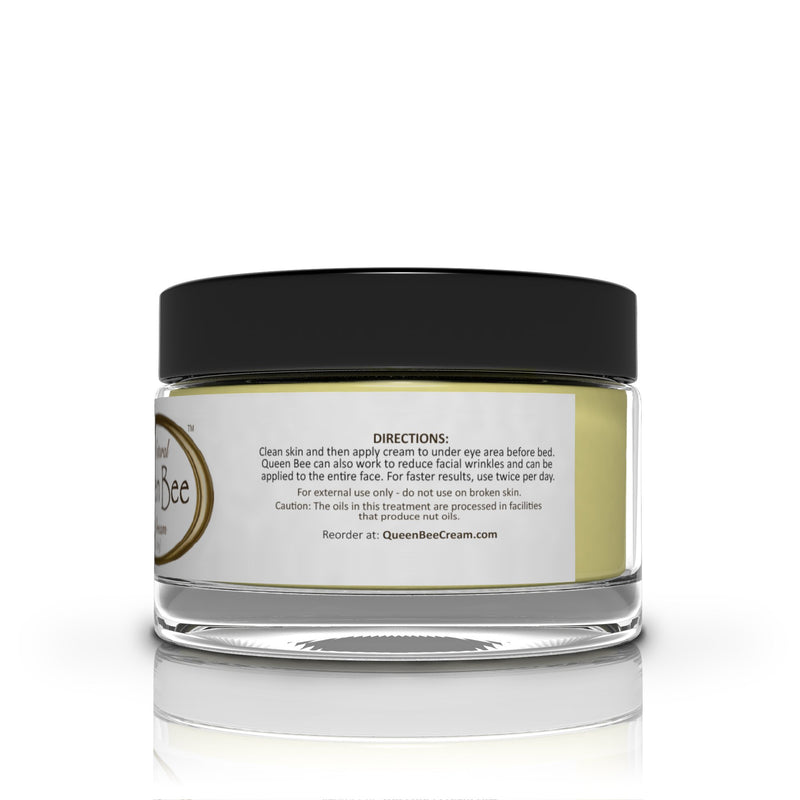 Queen Bee (2 Jars - 1 Ounce Each) All-Natural, Organic Under Eye Cream - Remove Dark Circles and Wrinkles Naturally - BeesActive Australia