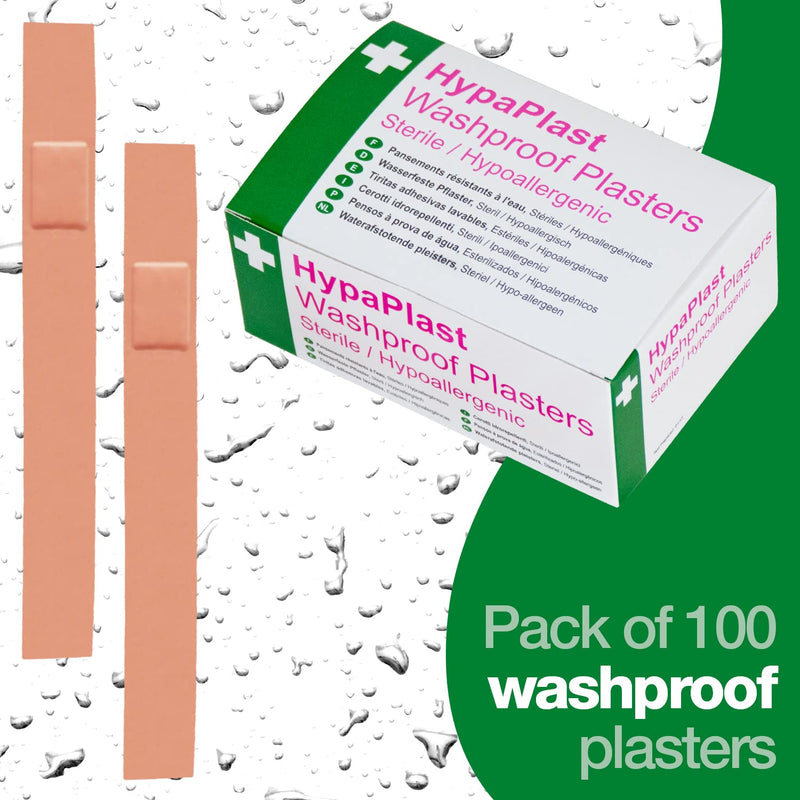 Safety First Aid Group HypaPlast Pink Washproof Plasters, Finger Extension (Pack of 40) - BeesActive Australia