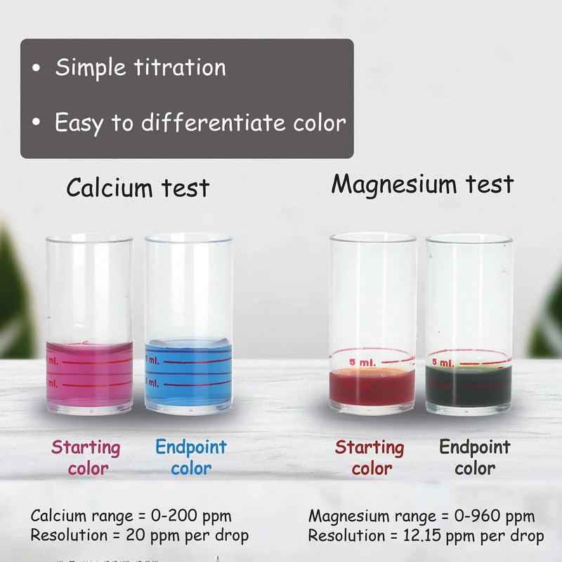 Monitor Calcium/Magnesium Low Salinity (0-5 PPT) Test KIT (120 Tests) - Monitor Aquarium and aquaculture Water Quality - BeesActive Australia