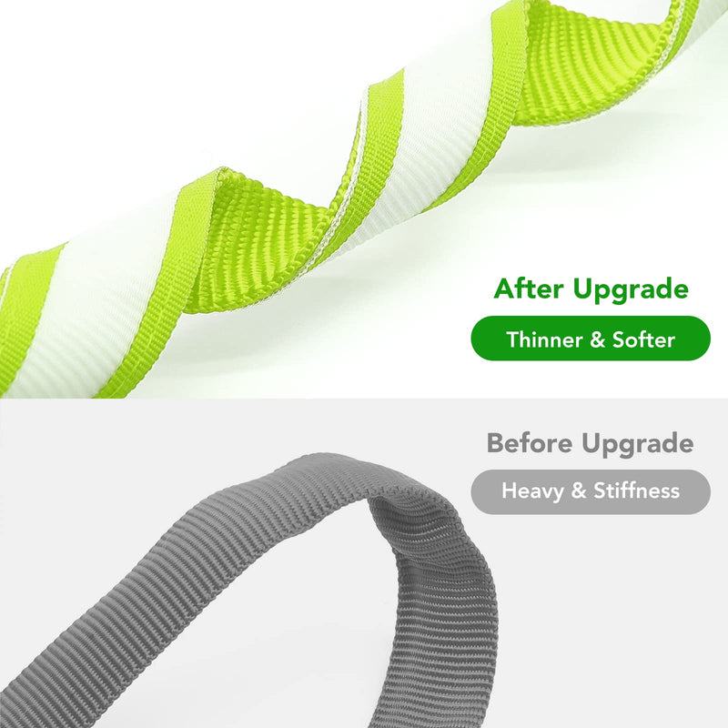 PZRLit LED Light Up Dog Collars Micro USB Rechargeable Waterproof, Full Adjustable & Bright Lighted Glow Dark Dog Collar Light for Night Walking for Large Medium Small Dogs Green - BeesActive Australia