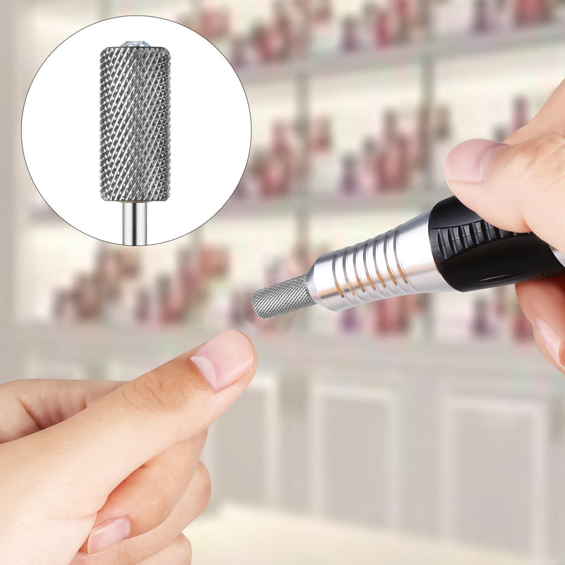 JCMaster Professional Nail Drill Bit Decorated With Crystal For for Removing Acrylic Nails, Gel Nails and Thinning Nails, 3/32'' Universal Size, Excellent Cutting Ability, For Nail Care And Nail Art 415m1 - BeesActive Australia